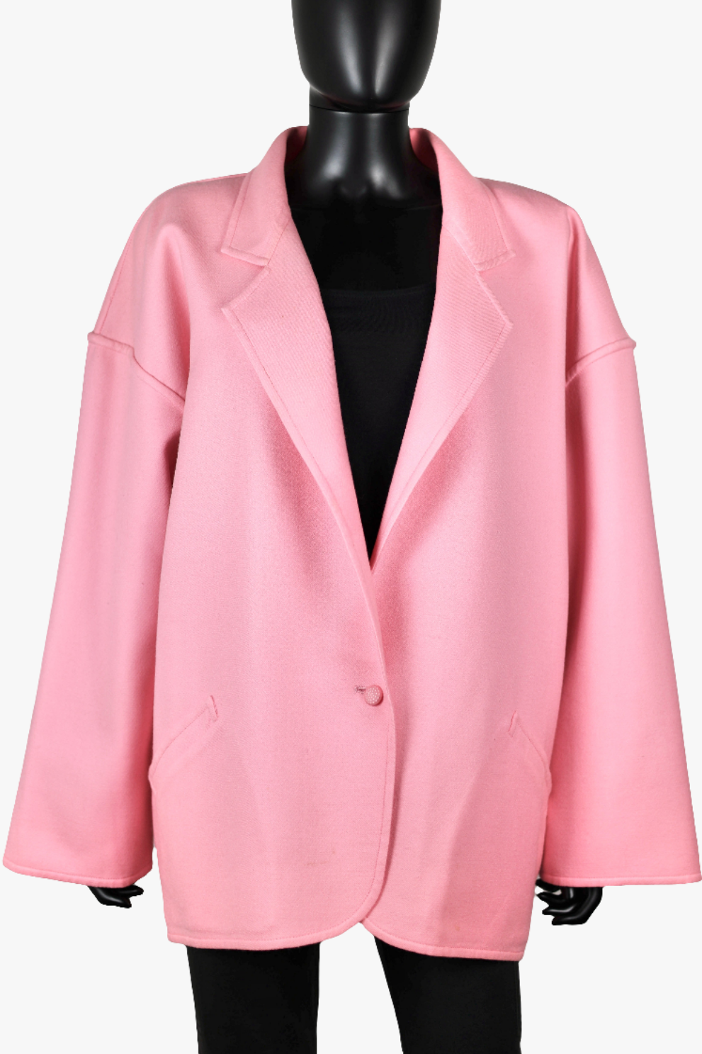 Manteau rose oversize Ungaro