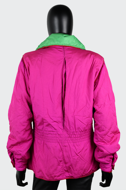 Blouson de ski rose flashy Ungaro