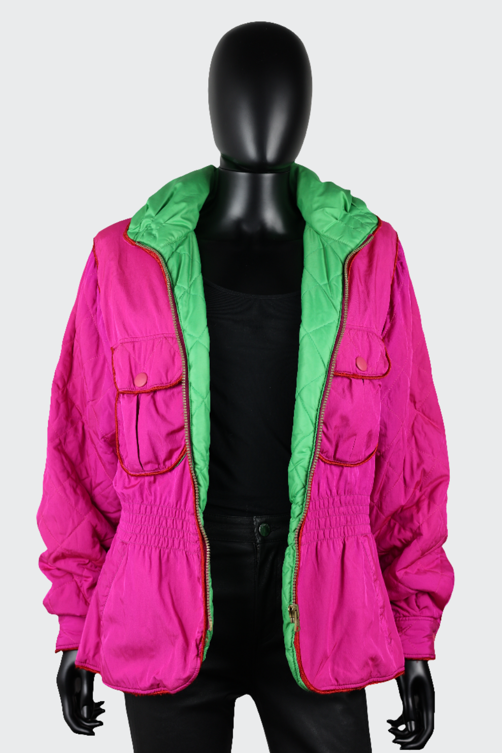 Blouson de ski rose flashy Ungaro