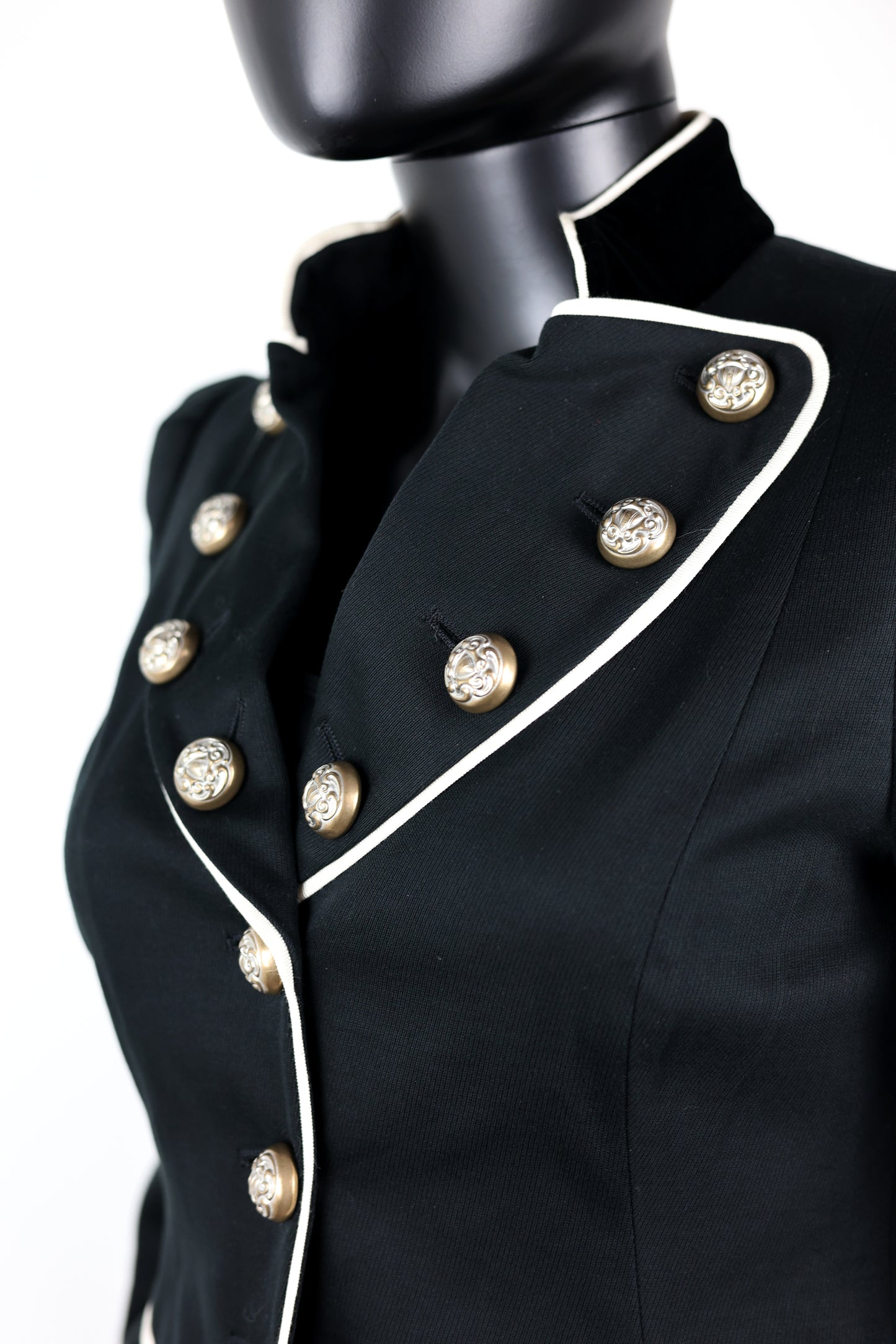 veste blazer jacket vintage officier Ekinox vintage haute couture vintage luxury secondhand Moschino 