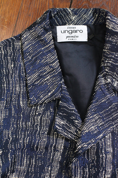 Blazer vintage  Ungaro tissus première années 80 Ekinox vintage vêtements vintage grands couturiers créateurs luxe vintage haute couture 