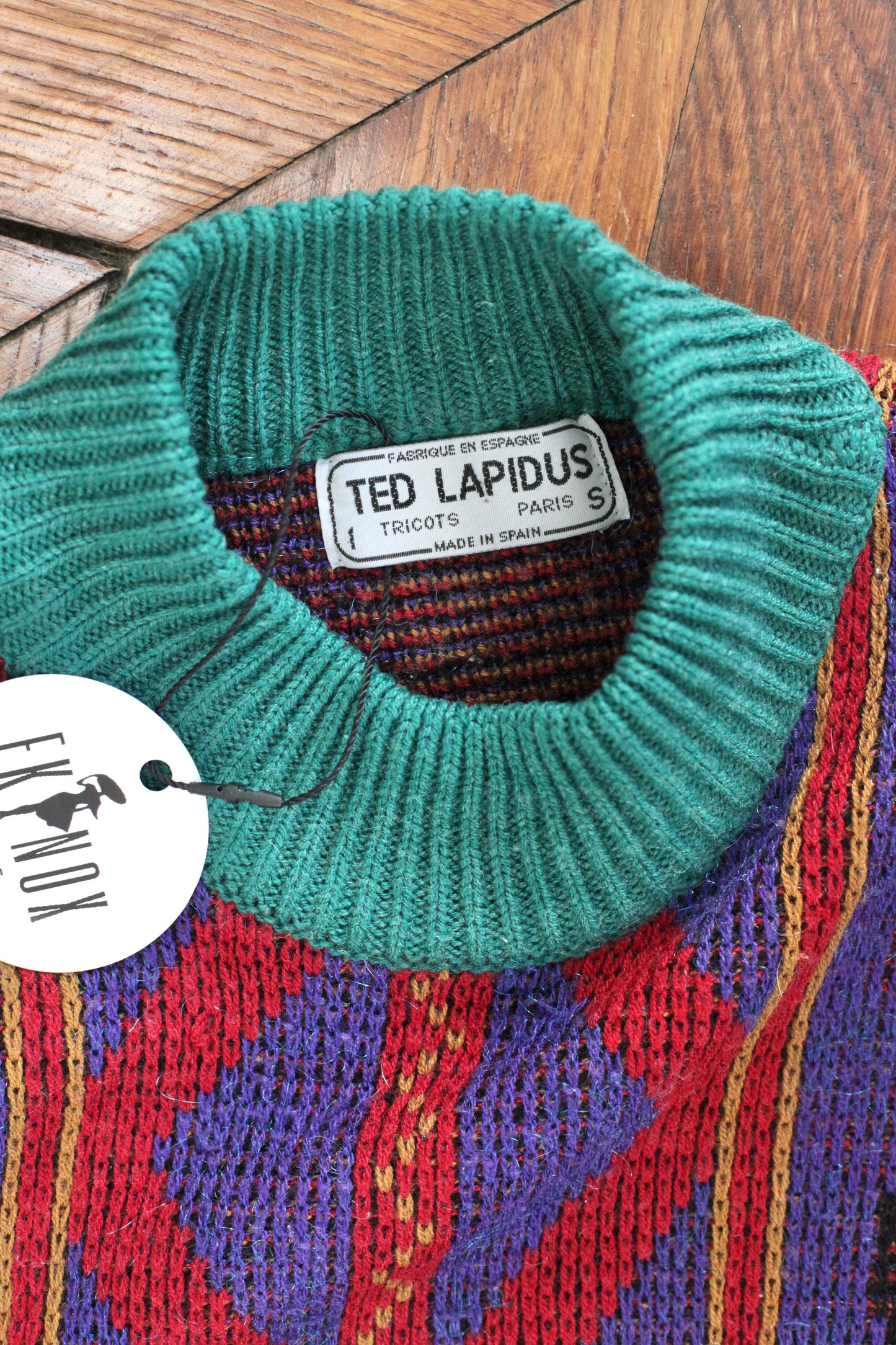 Pull multicolore Ted Lapidus