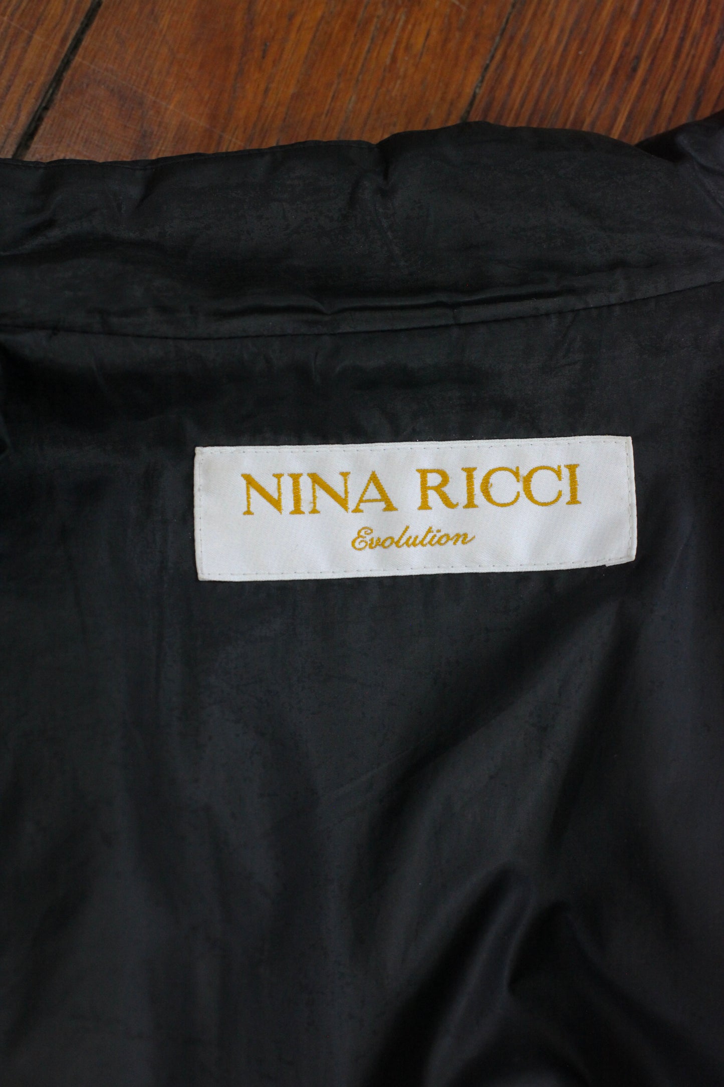 Doudoune noire Nina Ricci