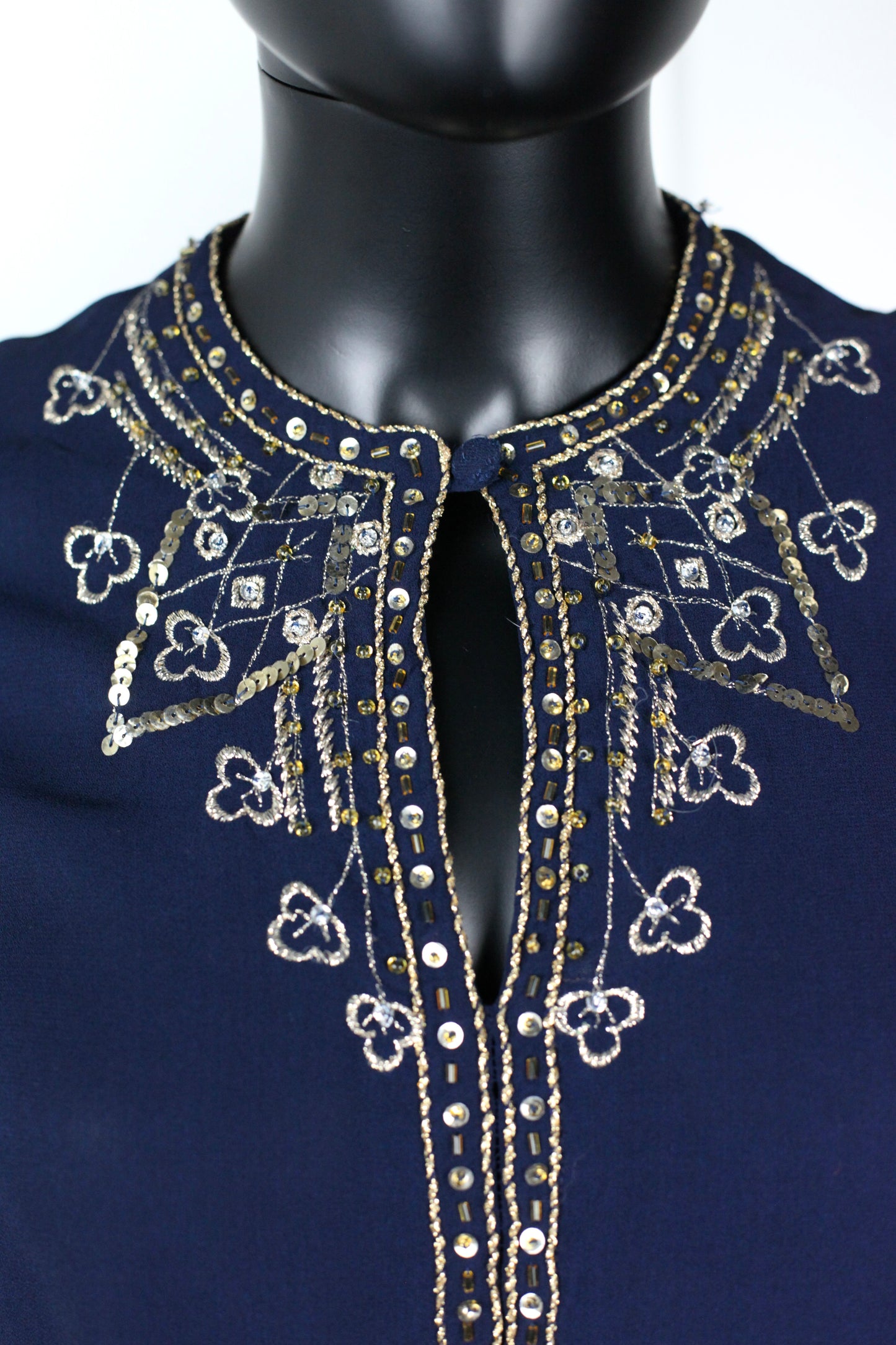 Blouse à plastron brodé Louis Féraud