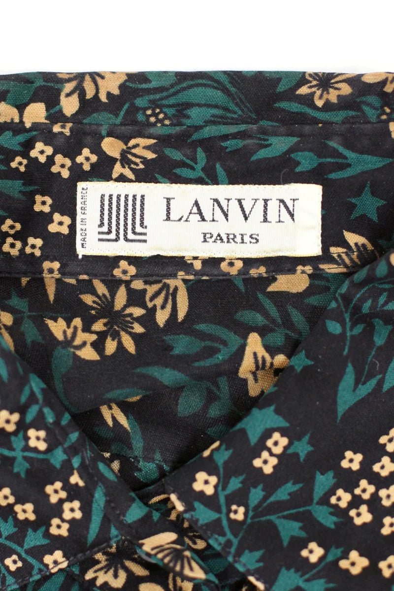 Chemise Lanvin motifs fleuris