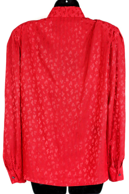 Chemise rouge à rayures Louis Féraud