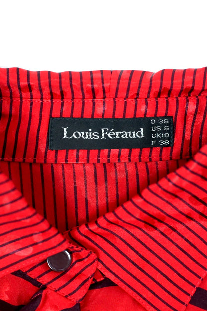 Chemise rouge à rayures Louis Féraud