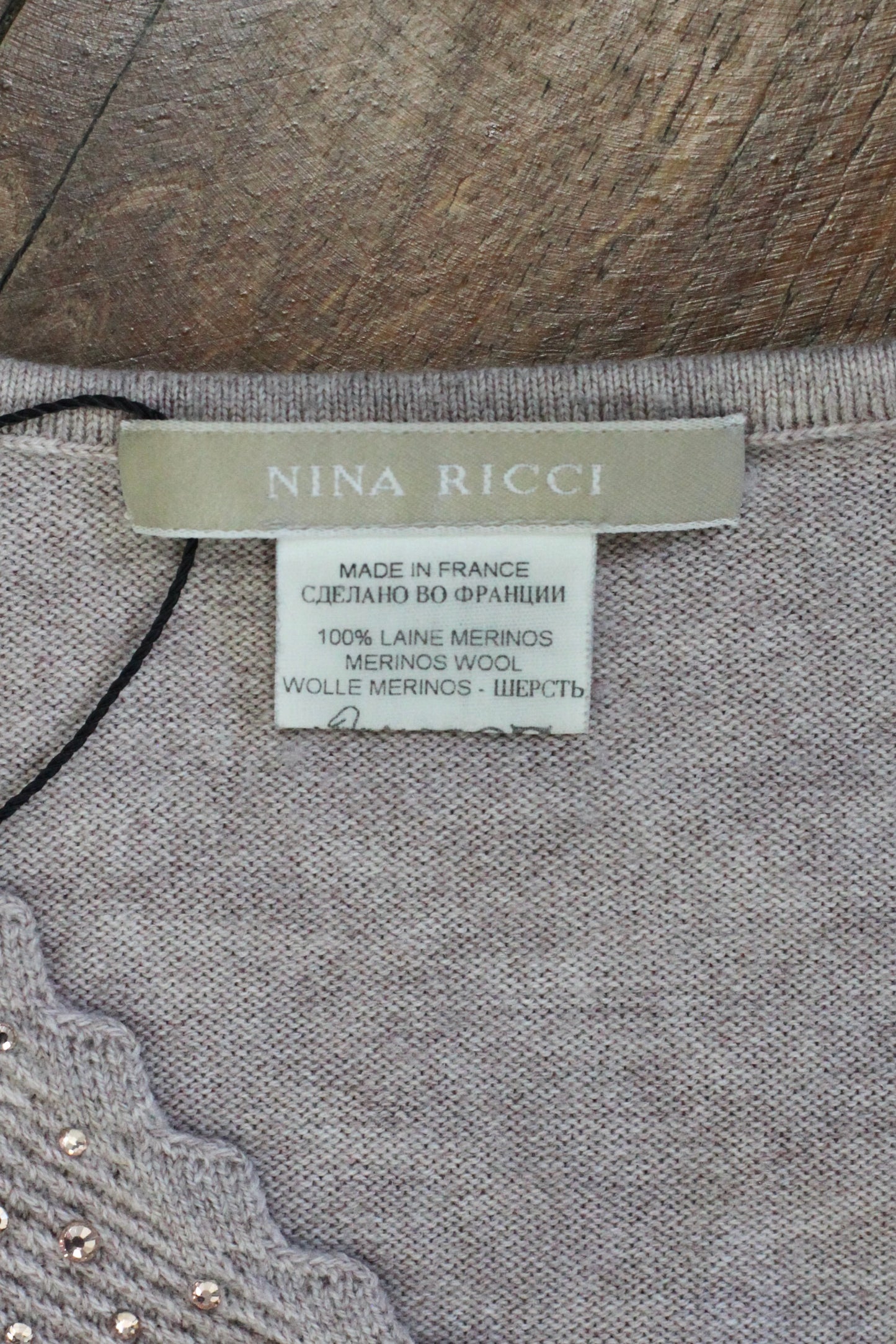 Pull Nina Ricci à strass