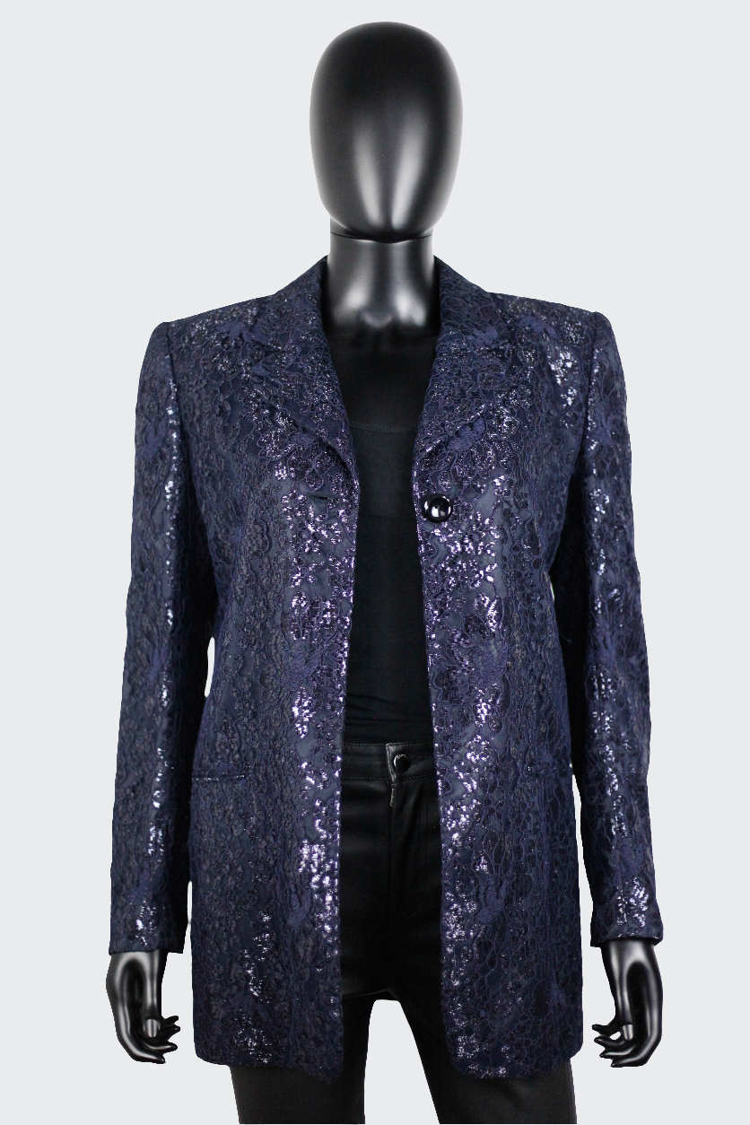 Veste dentelle brillante Ungaro