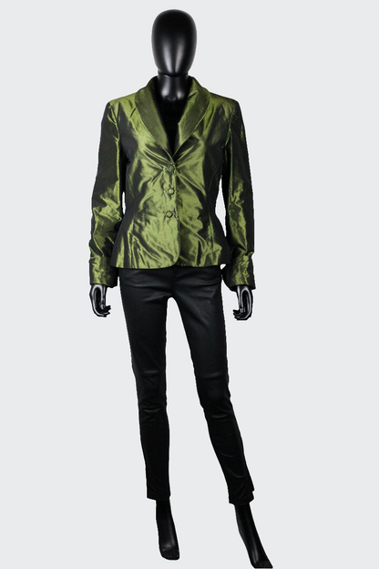 Veste verte brillante Georges Rech