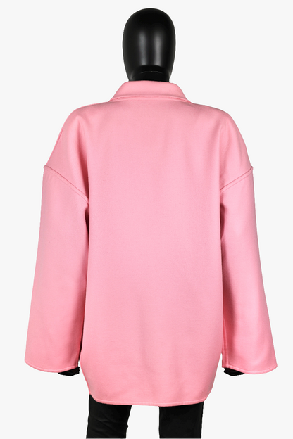 Manteau rose oversize Ungaro