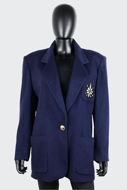 Blazer avec écusson brodé Escada