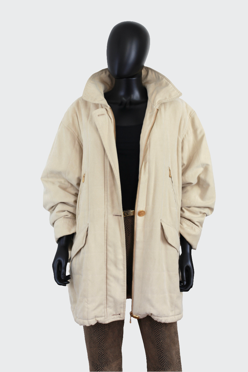 Parka oversize écrue Guy Laroche