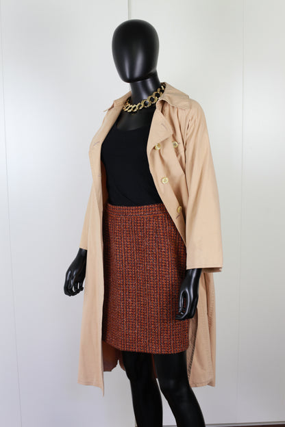 Jupe en tweed Christian Lacroix vintage 80s Ekinox vintage vêtements vintage grands couturiers créateurs seconde main luxe slow fashion